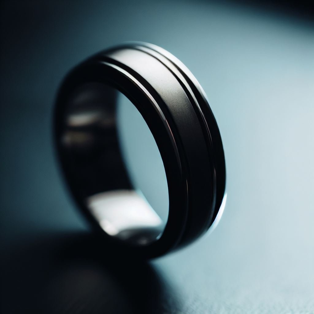 women's tungsten wedding band