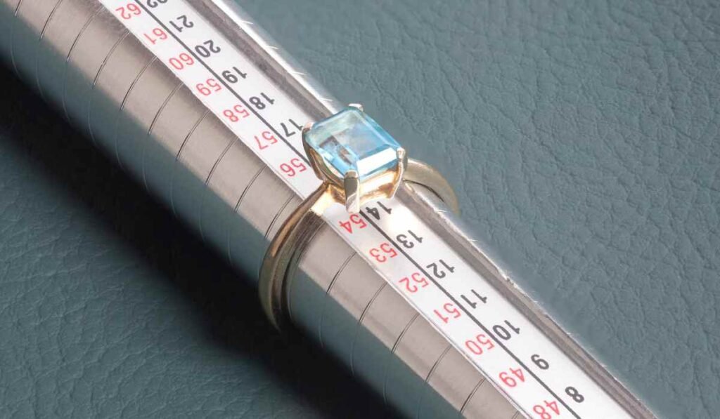 measure ring size in centimeters